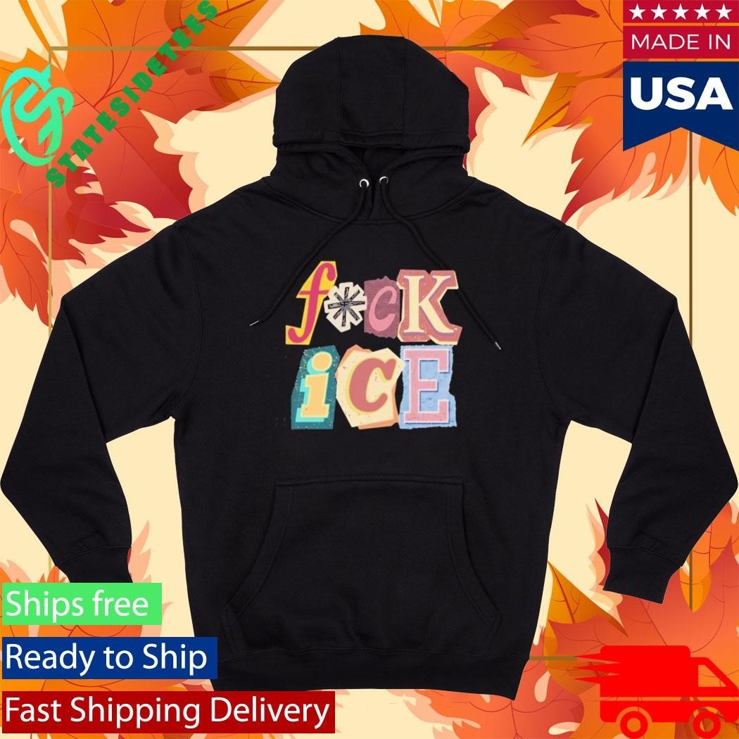 Fuck Ice Magazine Letters Shirt Unisex , , , Long Sleeve Tee