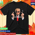 Fuck Maduro Donald Trump Middle Finger Shirt Unisex , , , Long Sleeve Tee