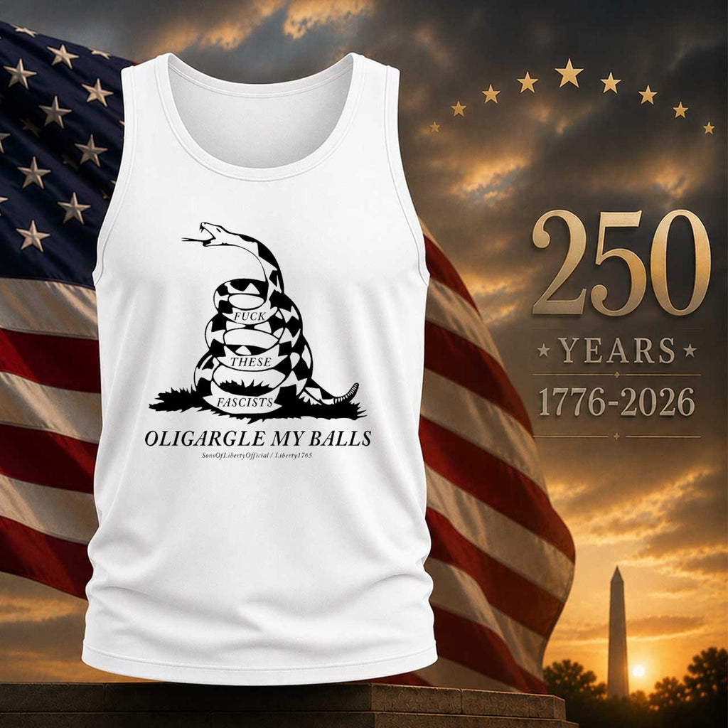 Fuck These Fascists Oligargle My Balls Gadsden Flag Shirt