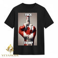 Fuck Trump Canada flag hand tee Unisex , , , Long Sleeve Tee