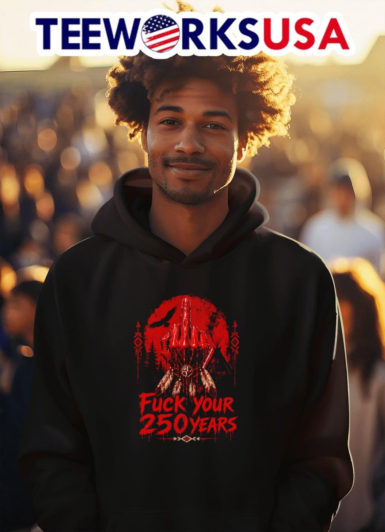 Fuck Your 250 Years Native American Art Shirt