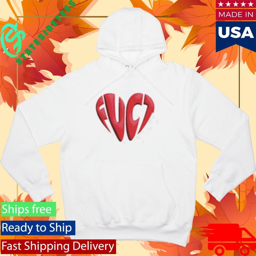 Fuct Heart Logo Shirt Unisex , , , Long Sleeve Tee