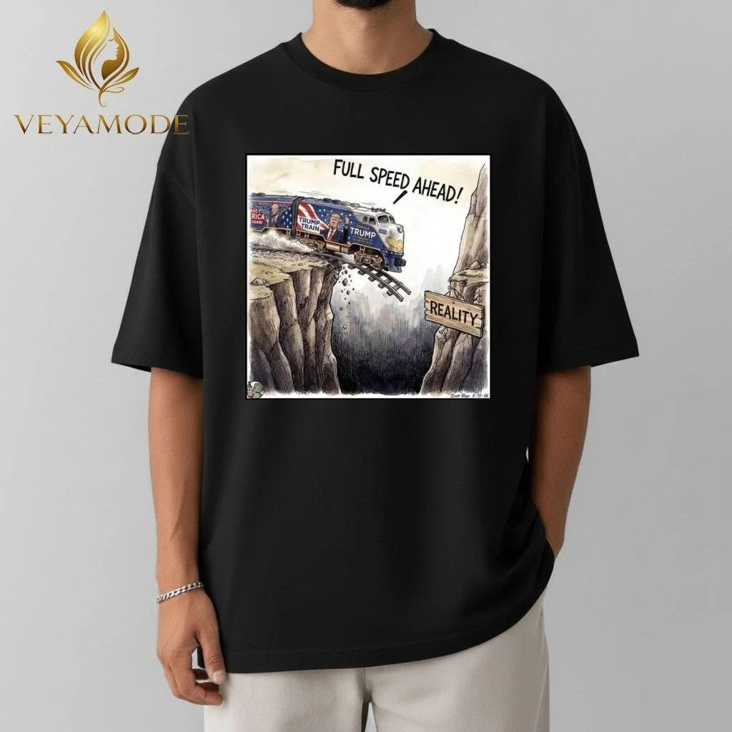 Full speed ahead Donald Trump train tee Unisex , , , Long Sleeve Tee