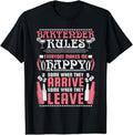 Funny Bar Shirts Bartender Rules Funny Bartending Menswear Top Funny Shirts Night Out Casual Classic T-Shirts