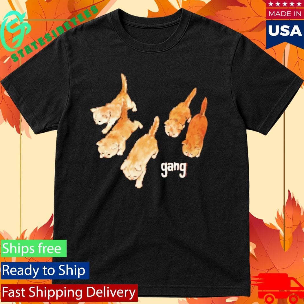 Funny Cat Gang Shirt Unisex , , , Long Sleeve Tee
