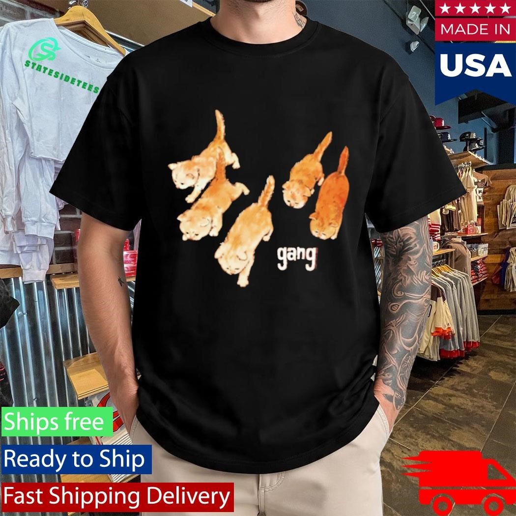 Funny Cat Gang Shirt Unisex , , , Long Sleeve Tee