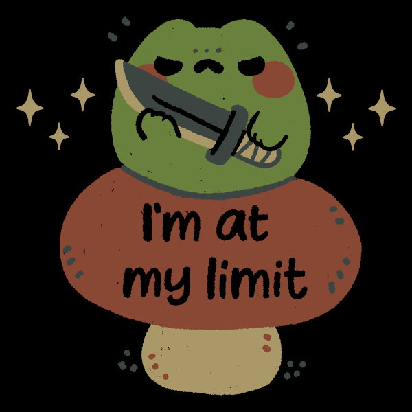 Funny Frog Im At My Limit