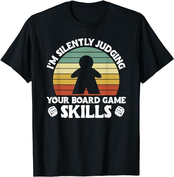 Funny Gamer Shirts Gamers Game Night Funny Board Games Lover Menswear Top Casual Classic T-Shirts