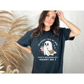 Funny Ghost Mom Shirt Go Ahead Tell My Mom Haunt Me Cute Halloween Spooky Season Sarcastic Ghost T-Shirts