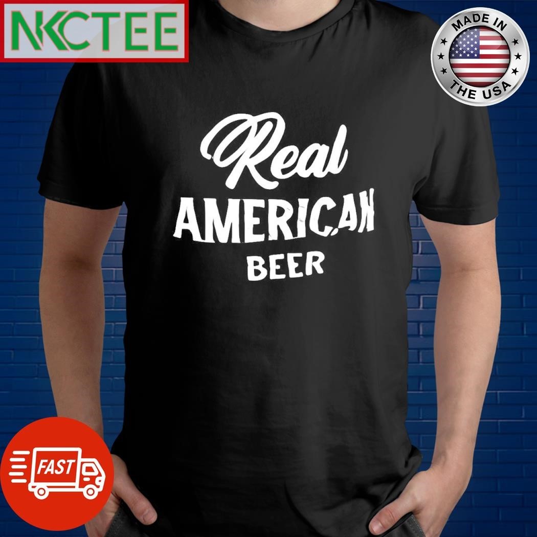 Funny Real American Beer shirt Unisex , , , Long Sleeve Tee