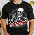 Funny Skeleton Dads Beards Are Better Shirt Cool Dad Shirt Dad Life Dad T-Shirts