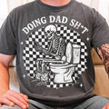 Funny Skeleton *Let Doing Dad Sh* Shirt Dad Retro Dad Him T-Shirts