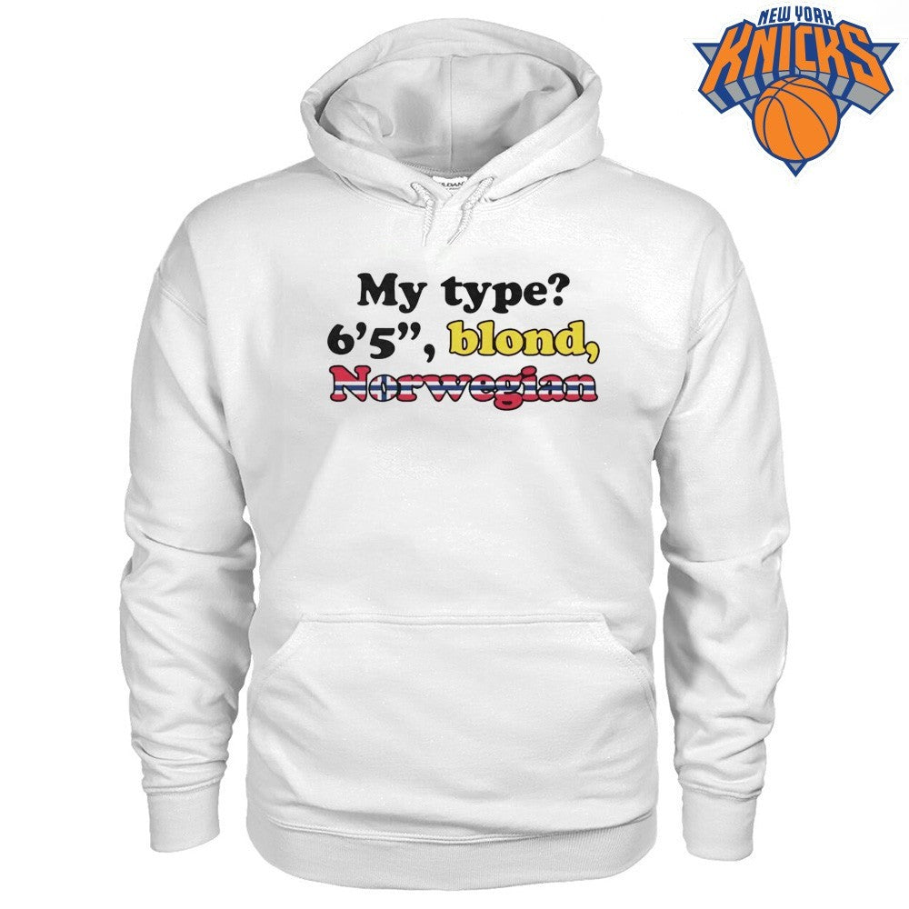 Funny Tall Blond Norwegian Man Meme Text Quote Typography Shirt