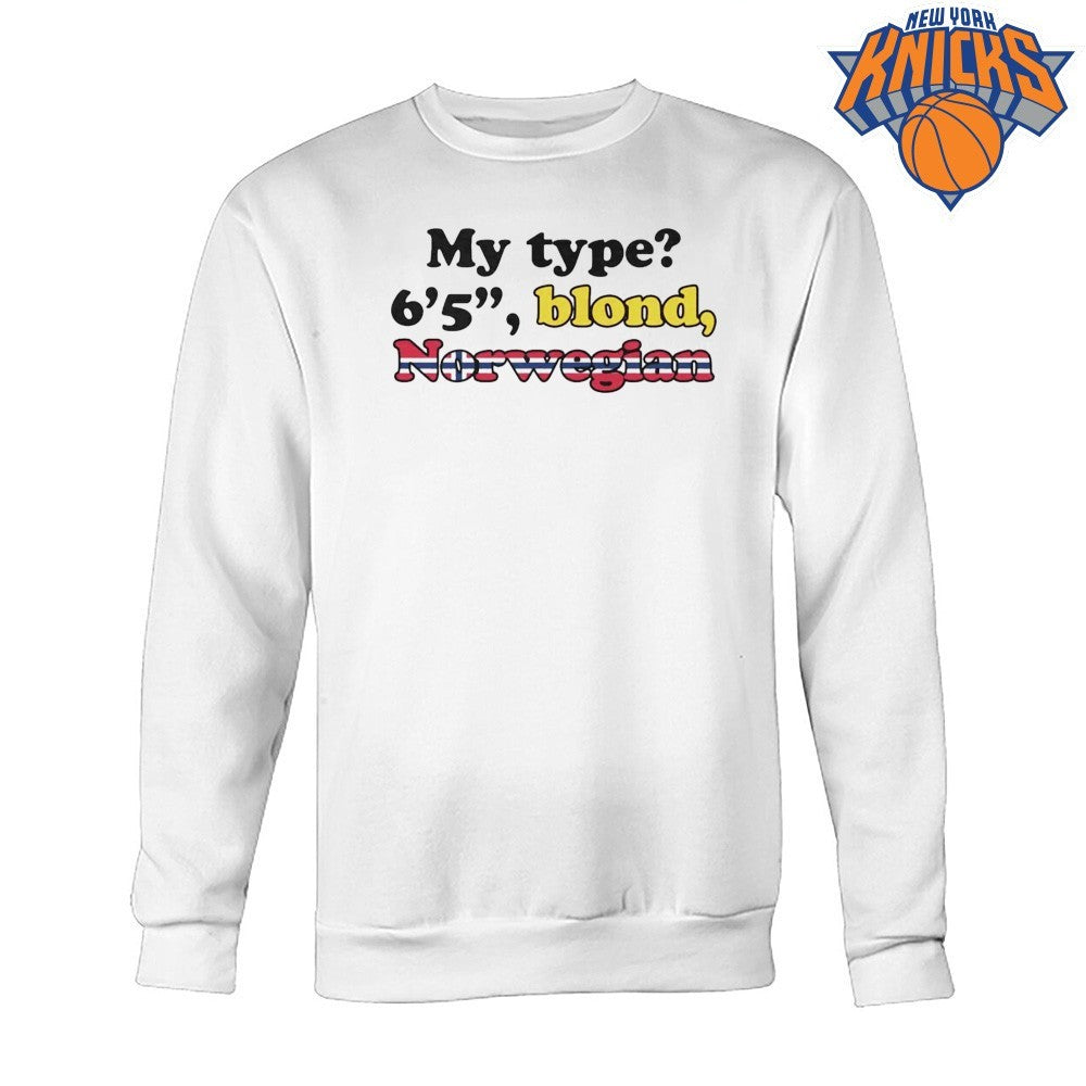Funny Tall Blond Norwegian Man Meme Text Quote Typography Shirt