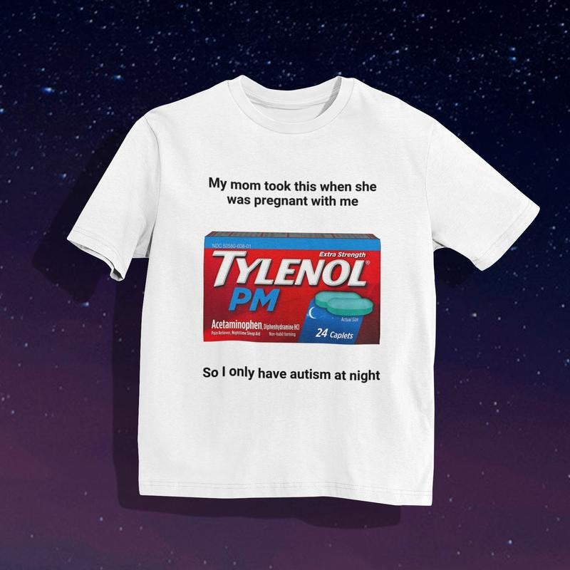 Funny Tylenl Shirt Dr. Trump Parody Epsteinaminophen T-Shirts