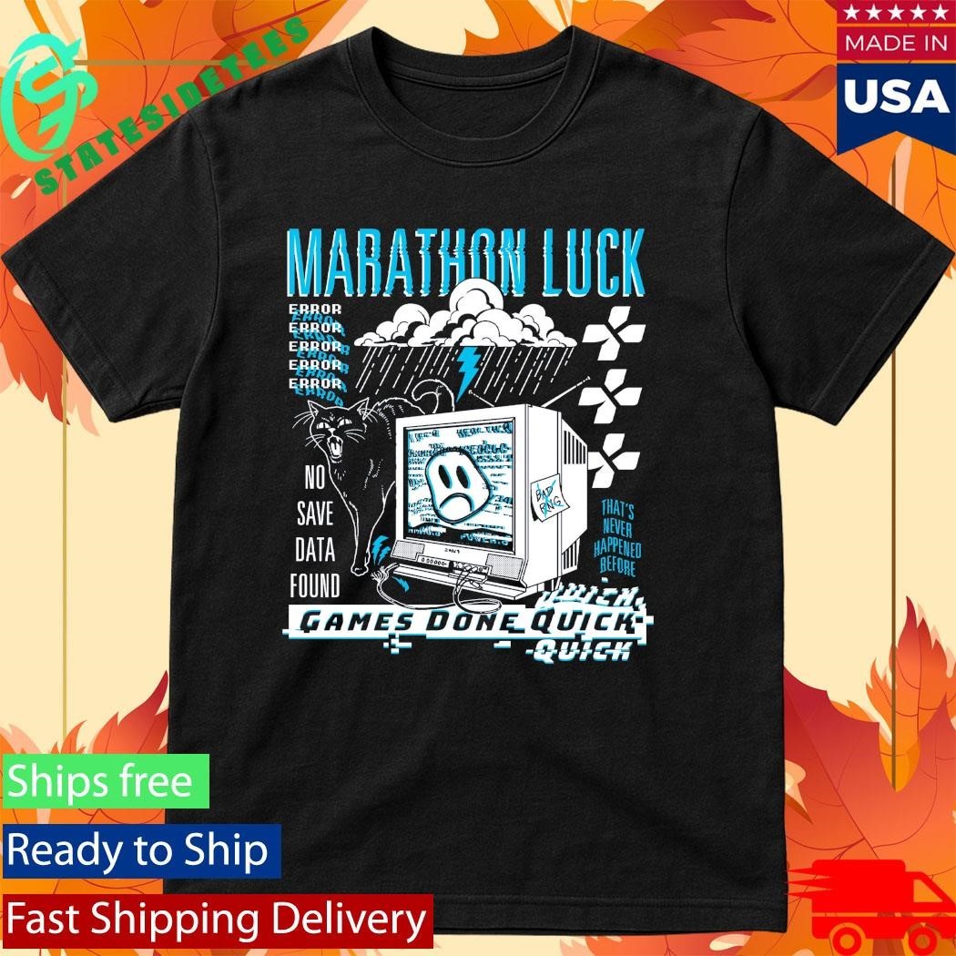 Games Done Quick Marathon Luck Shirt Unisex , , , Long Sleeve Tee