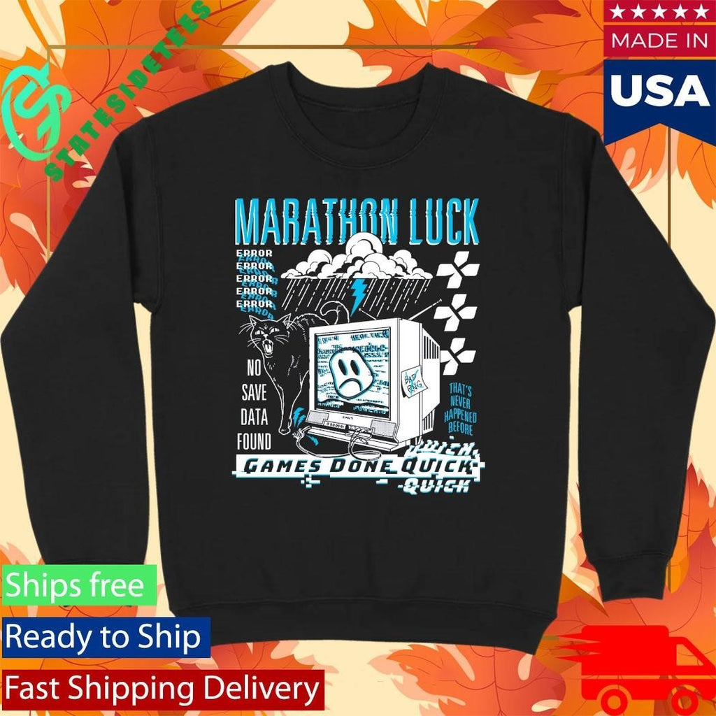 Games Done Quick Marathon Luck Shirt Unisex , , , Long Sleeve Tee