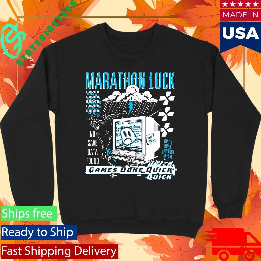 Games Done Quick Marathon Luck Shirt Unisex , , , Long Sleeve Tee