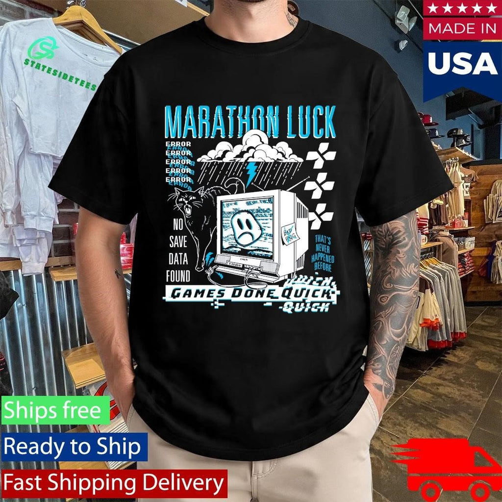 Games Done Quick Marathon Luck Shirt Unisex , , , Long Sleeve Tee