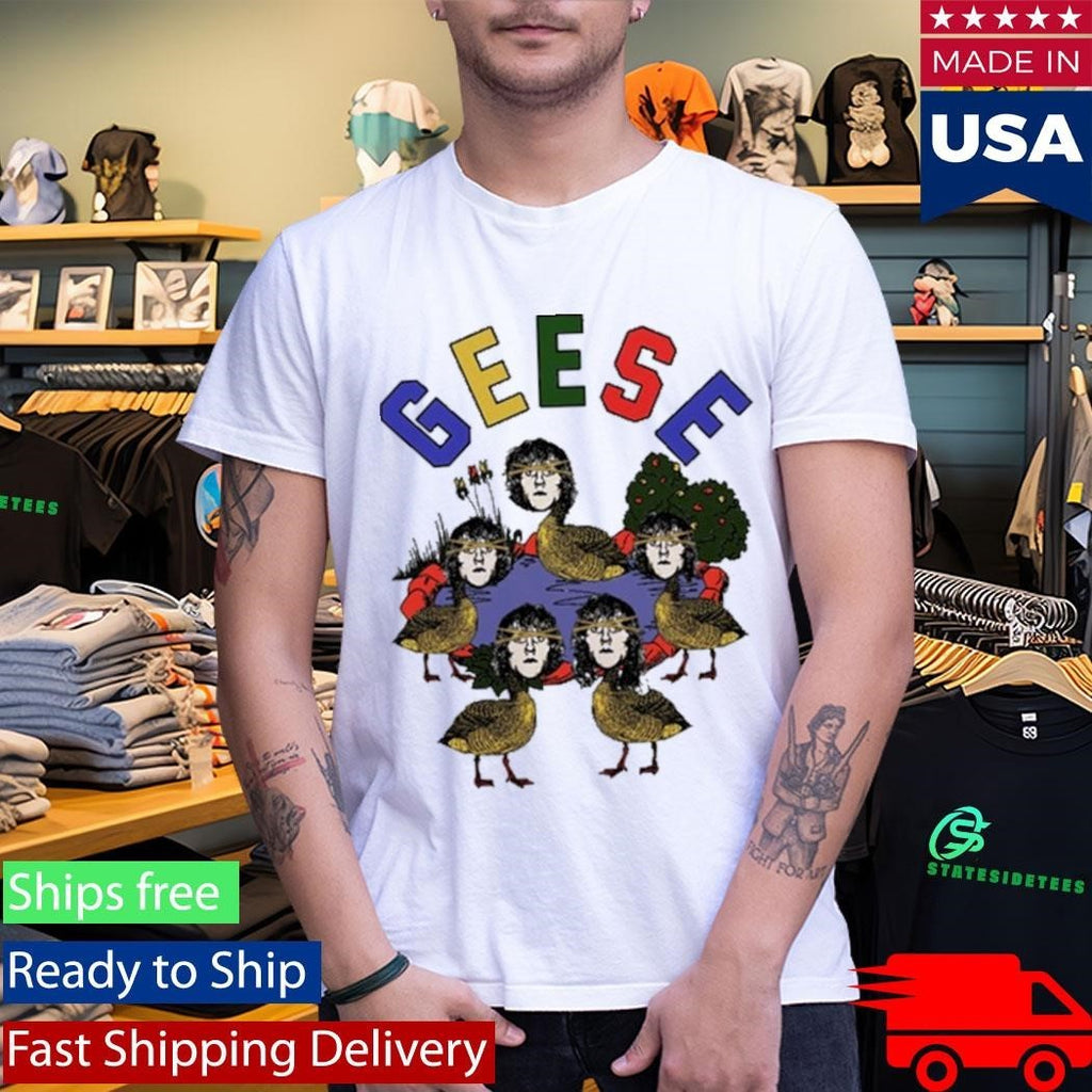 Geese Surreal Goose Illustration Unisex , , , Long Sleeve Tee
