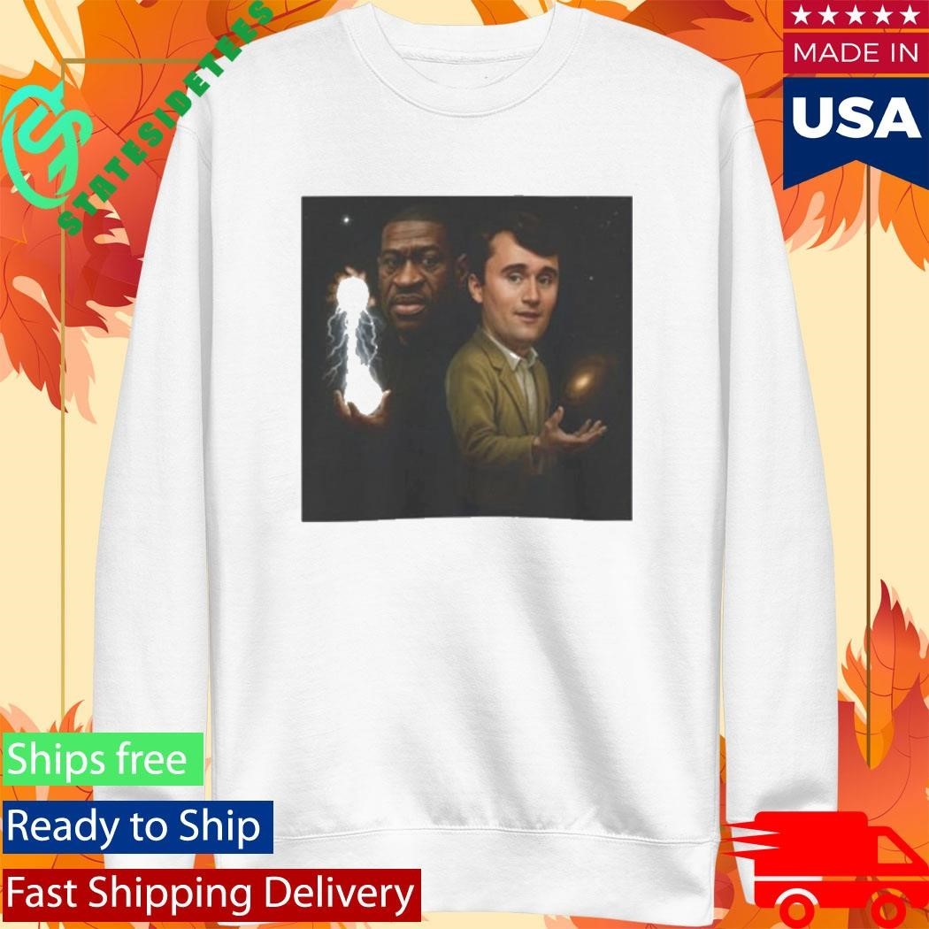 George Floyd And Charlie Kirk Wizard Shirt Unisex , , , Long Sleeve Tee