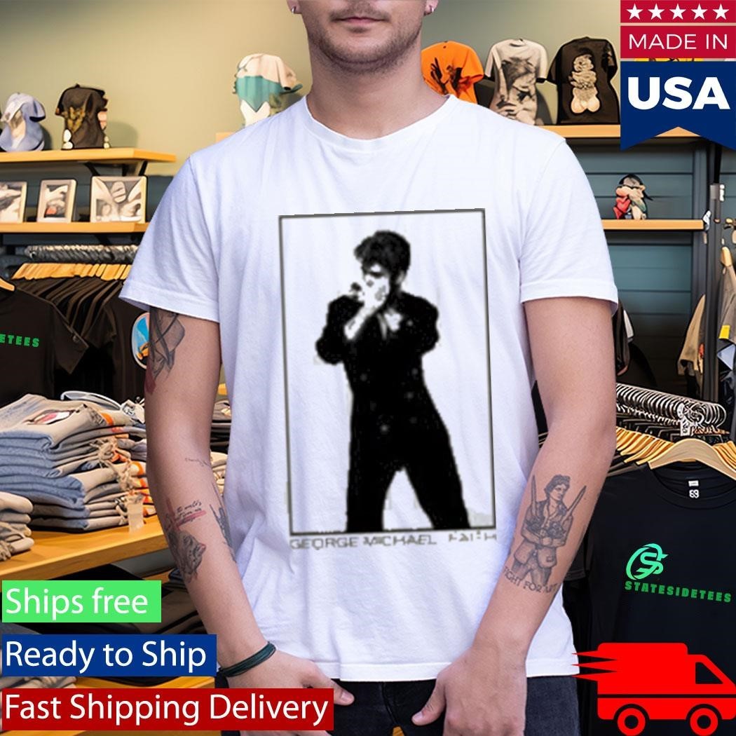 George Michael Faith Photo Shirt Unisex , , , Long Sleeve Tee