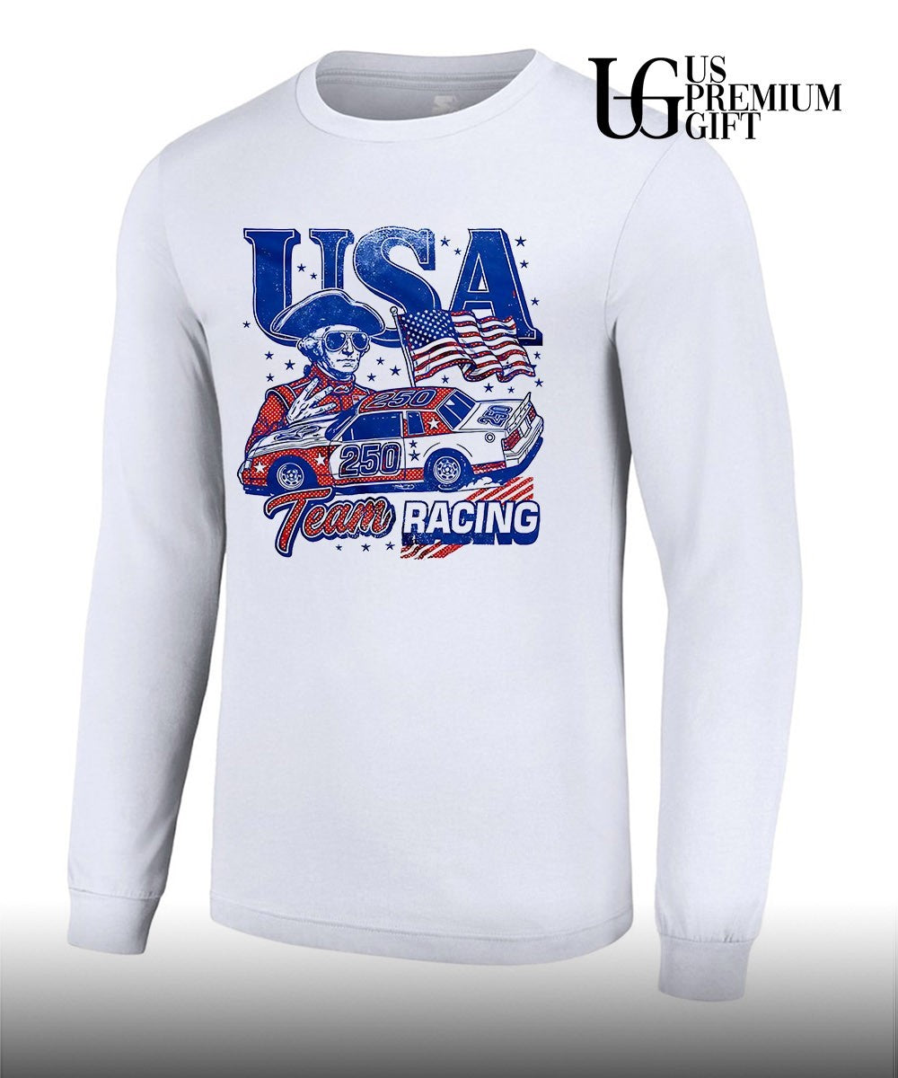 George Washington USA Team Racing 250 Nascar shirt