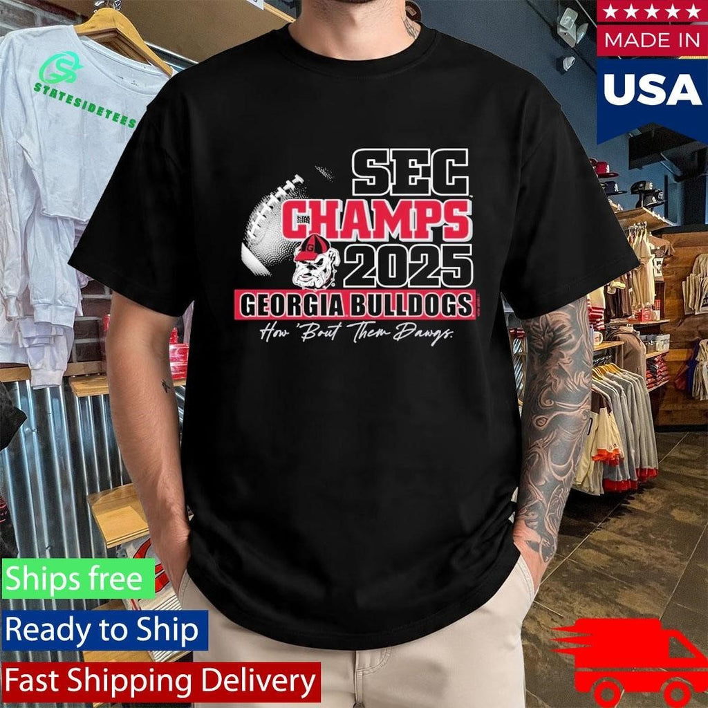 Georgia Bulldogs Champs 2025 How Bout Them Dawgs Shirt Unisex , , , Long Sleeve Tee