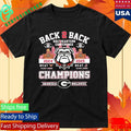 Georgia Bulldogs Sec Back To Back Champions Shirt Unisex , , , Long Sleeve Tee