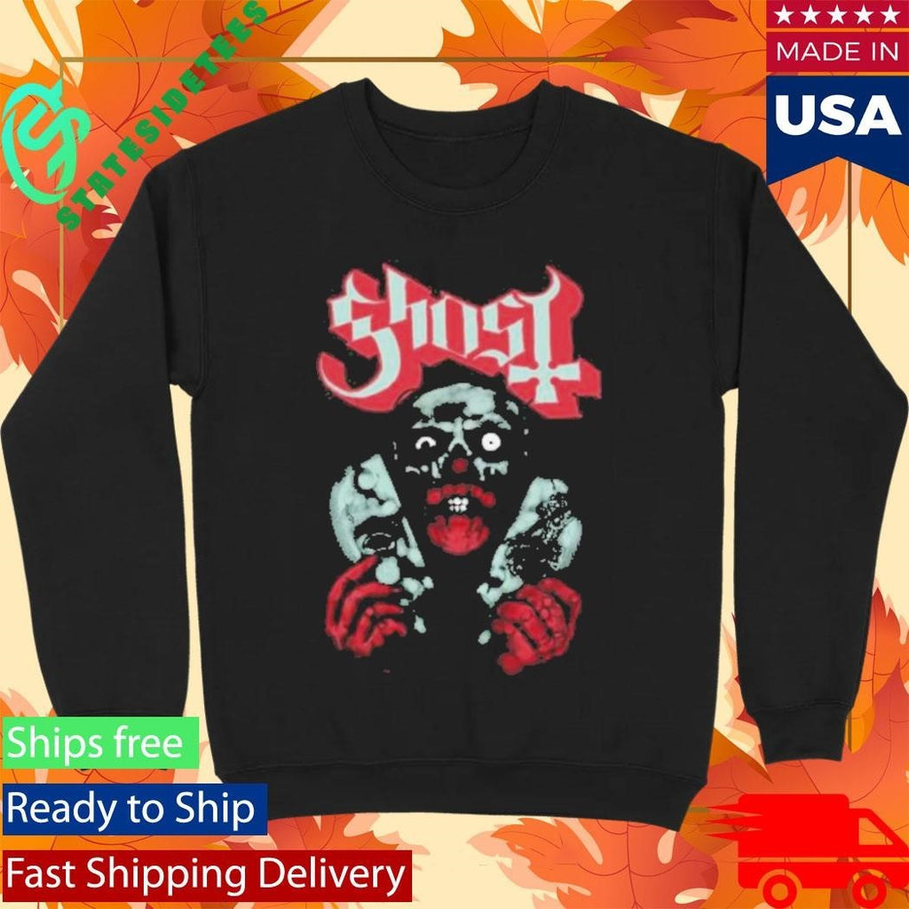 Ghost Masks Unisex , , , Long Sleeve Tee