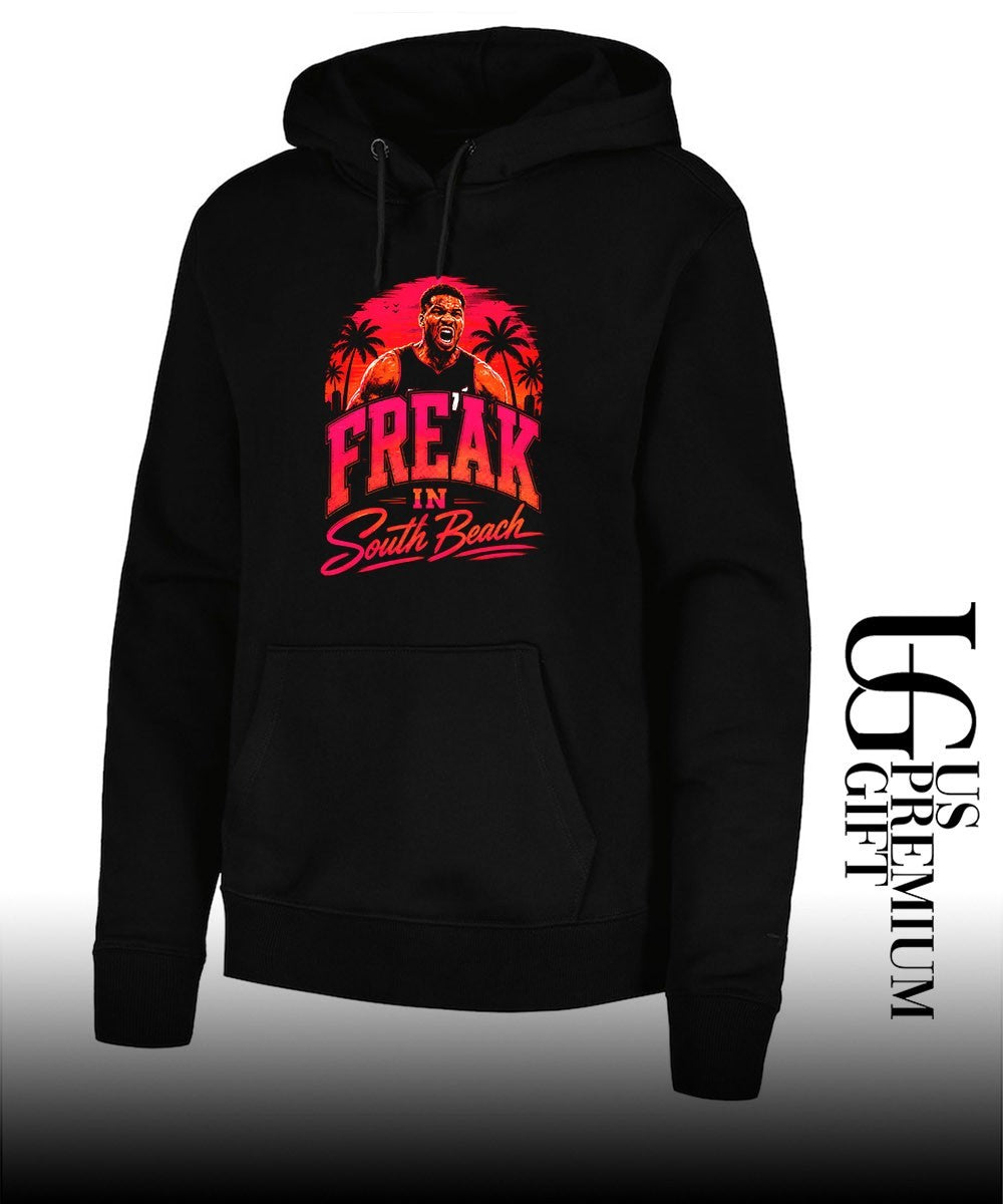 Giannis Antetokounmpo Miami Heat NBA Freak in South Beach shirt