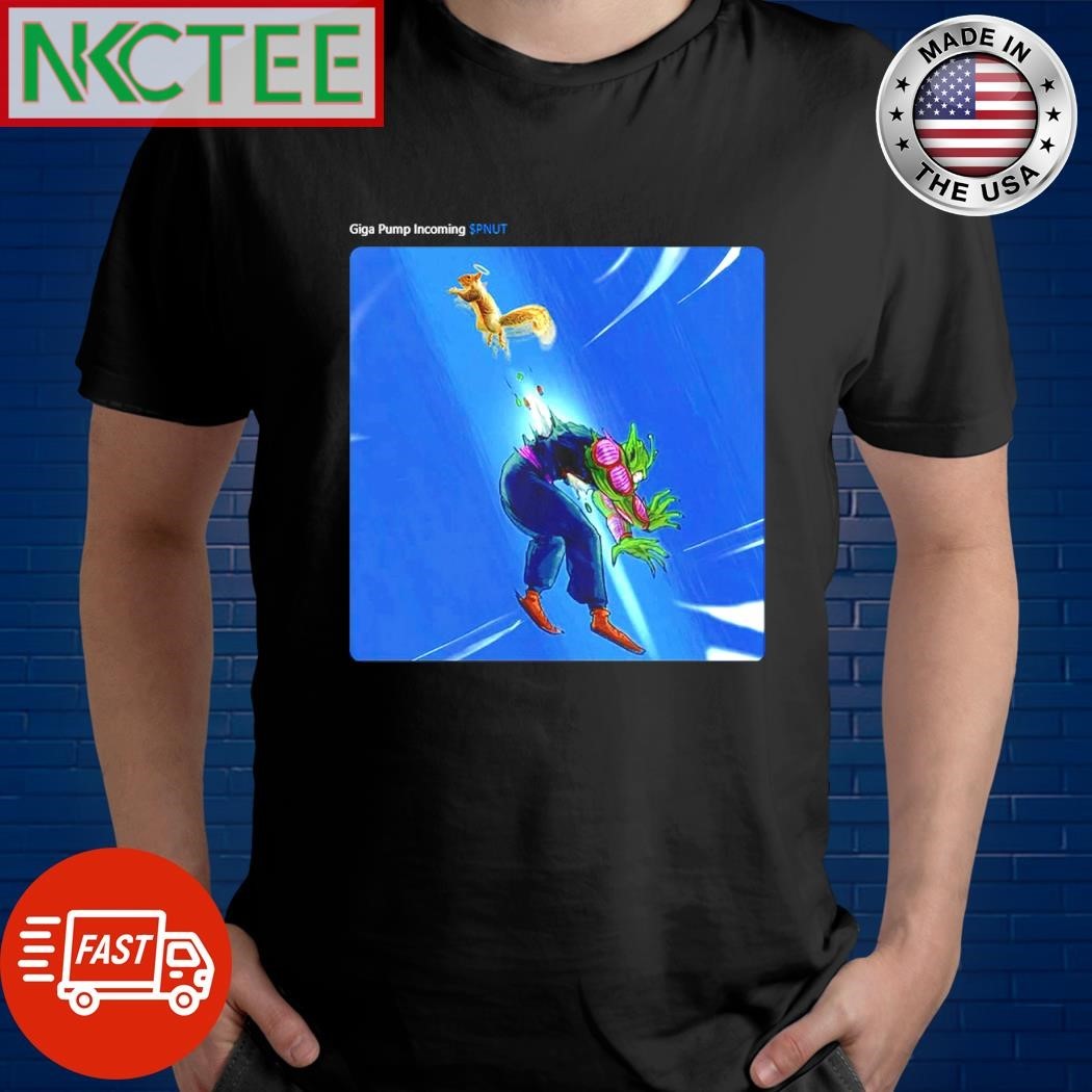Giga Pump Incoming $PNUT Piccolo shirt Unisex , , , Long Sleeve Tee