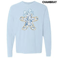 Gingerbread Chinoiserie Long Sleeve Comfort Colors 'NLB' T-Shirts