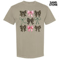 Girly Camo Bow Collage Comfort Colors 'NLB' T-Shirts
