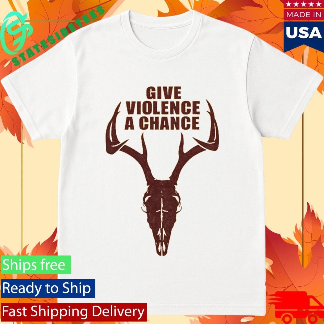 Give Violence A Chance 2026 Shirt Unisex , , , Long Sleeve Tee