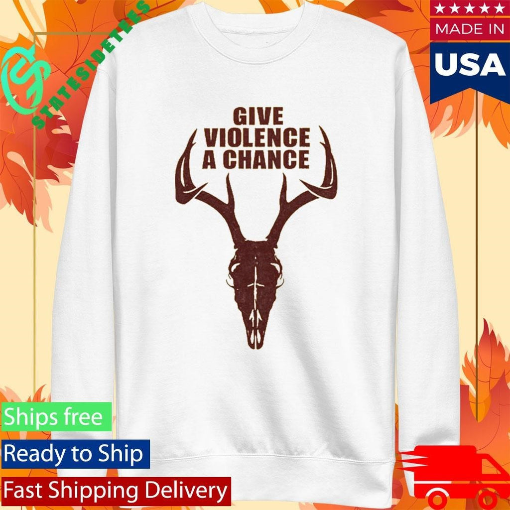 Give Violence A Chance 2026 Shirt Unisex , , , Long Sleeve Tee