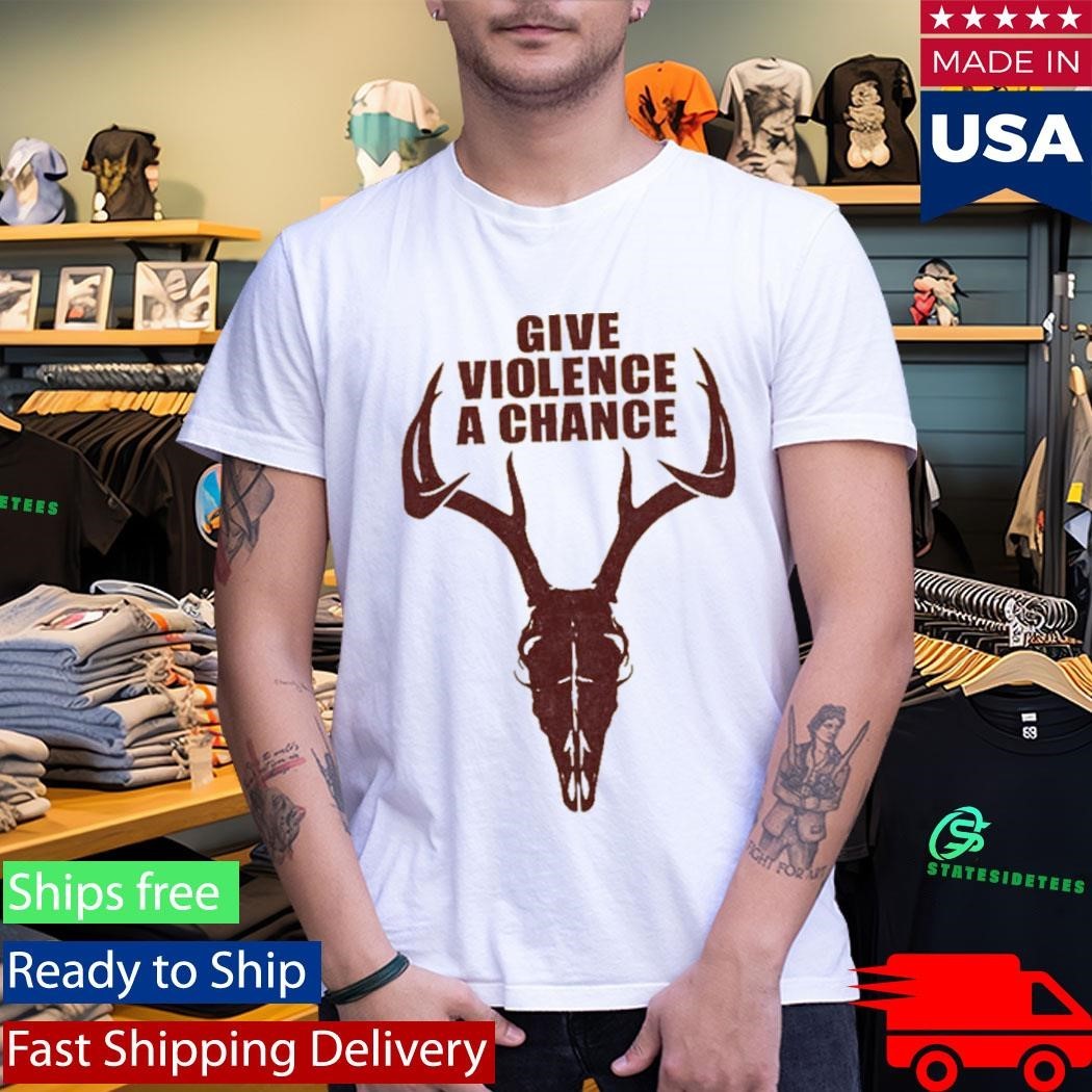 Give Violence A Chance 2026 Shirt Unisex , , , Long Sleeve Tee