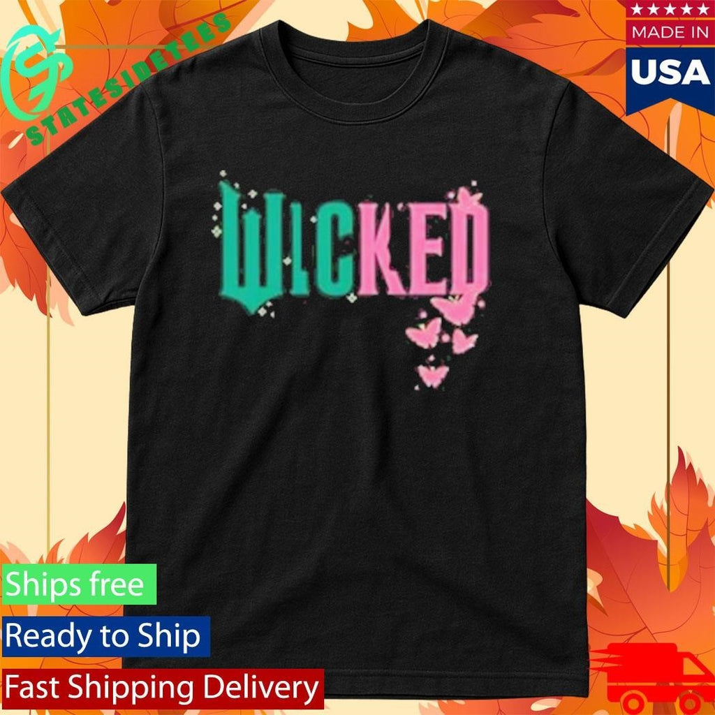 Glinda & Elphaba Logo Split Juniors Shirt Unisex , , , Long Sleeve Tee