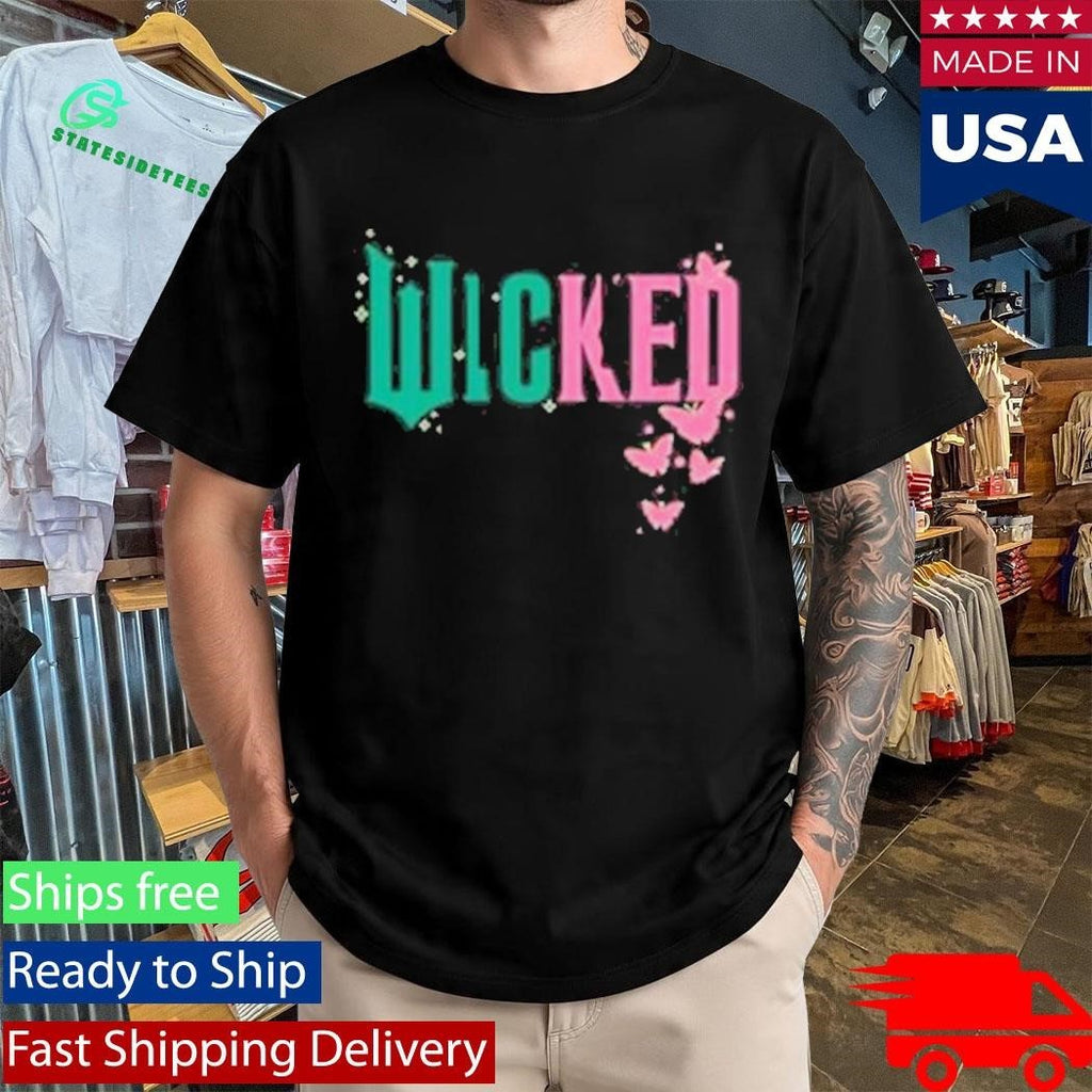 Glinda & Elphaba Logo Split Juniors Shirt Unisex , , , Long Sleeve Tee