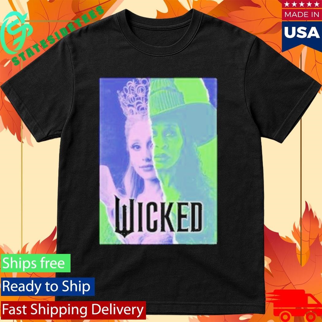 Glinda & Elphaba Split Juniors Wicked Shirt Unisex , , , Long Sleeve Tee