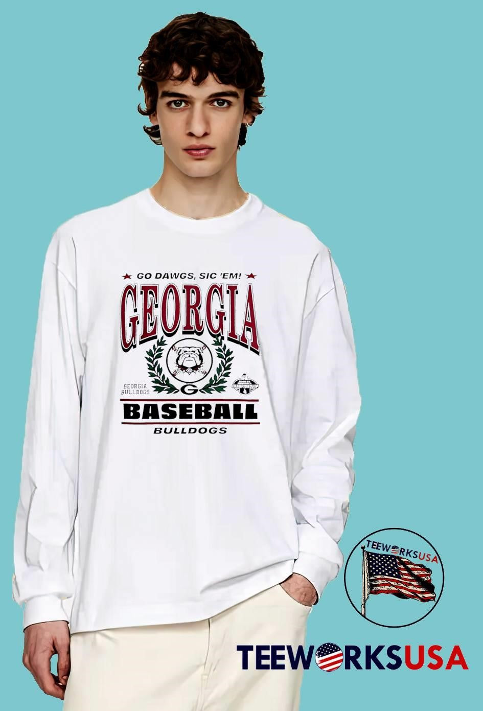 Go Dawgs Sic Em Georgia Bulldogs Baseball Championship T-Shirt