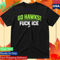 Go Hawks Fuck Ice Shirt Unisex , , , Long Sleeve Tee