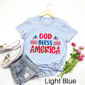 God Bless America Shirt 4th July Patriotic Shirt Independence Day America Shirt Usa Shirt Fourth July Shirt Usa T-Shirts