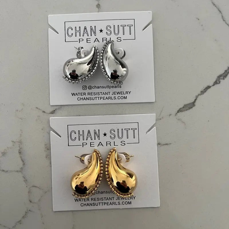 Gold Hilton Earrings T-Shirts