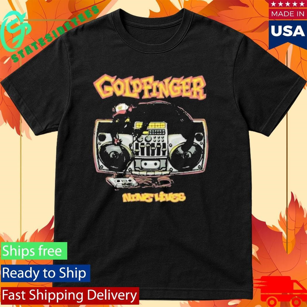 Goldfinger Music Cat Dj Shirt Unisex , , , Long Sleeve Tee