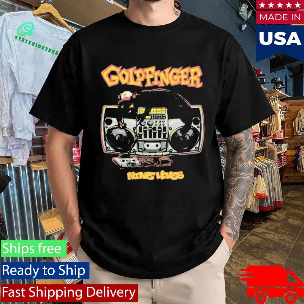 Goldfinger Music Cat Dj Shirt Unisex , , , Long Sleeve Tee