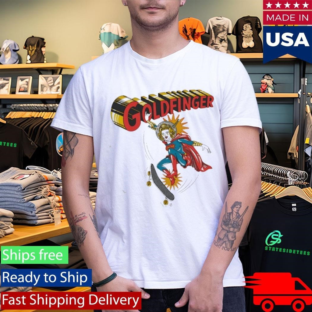 Goldfinger Superwoman Shirt Unisex , , , Long Sleeve Tee