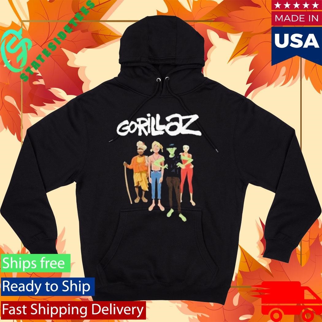 Gorillaz The Mountain Group Portrait Unisex , , , Long Sleeve Tee