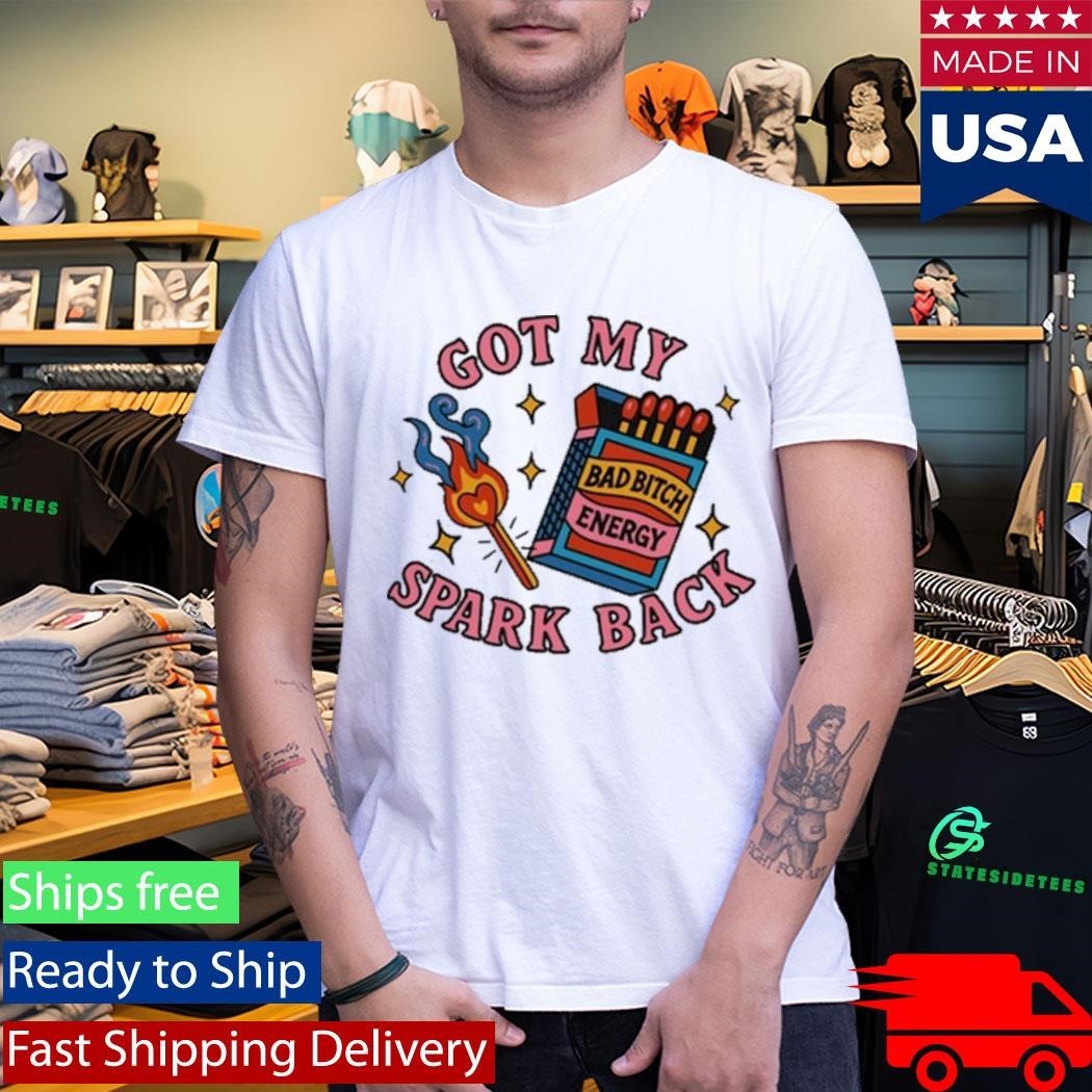 Got My Spark Back Bad Bitch Energy Unisex , , , Long Sleeve Tee