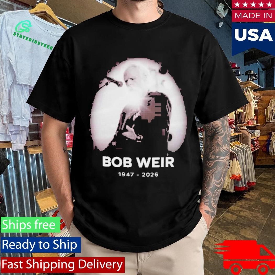 Grateful Dead Inspired Rip Bob Weir Memorial 1947-2026 Shirt Unisex , , , Long Sleeve Tee